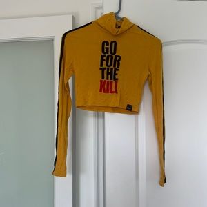 Omighty Long sleeve Kill Bill crop top